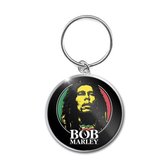 Bob Marley - Sleutelhanger: Logo Face