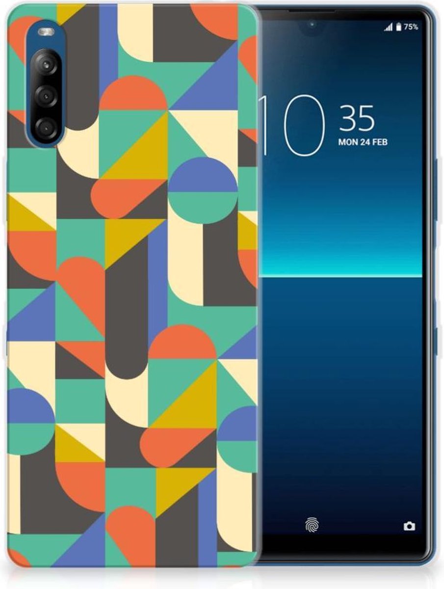 Sony Xperia L4 TPU bumper Funky Retro