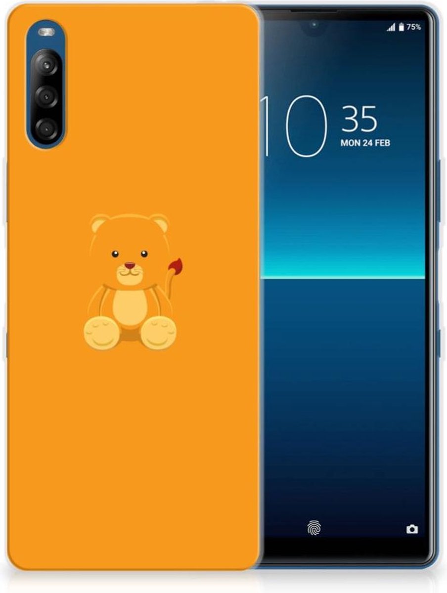 Sony Xperia L4 Telefoonhoesje met Naam Baby Beer