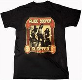 Alice Cooper Heren Tshirt -XL- Elected Band Zwart