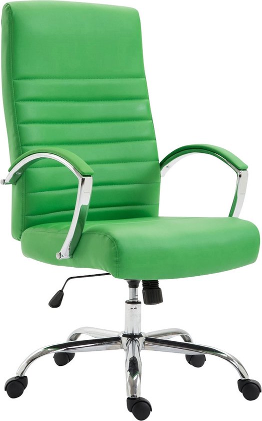 CLP XL Valais Bureaustoel - Ergonomisch - Voor volwassenen - Kunstleer - Groen