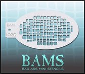 Bad Ass BAM stencil 1029 Schminksjabloon