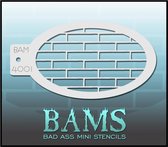 Bad Ass BAM stencil 4001