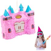 Relaxdays pinata kasteel - kastelen pinata - verjaardag - meisjes - slot - zelf vullen