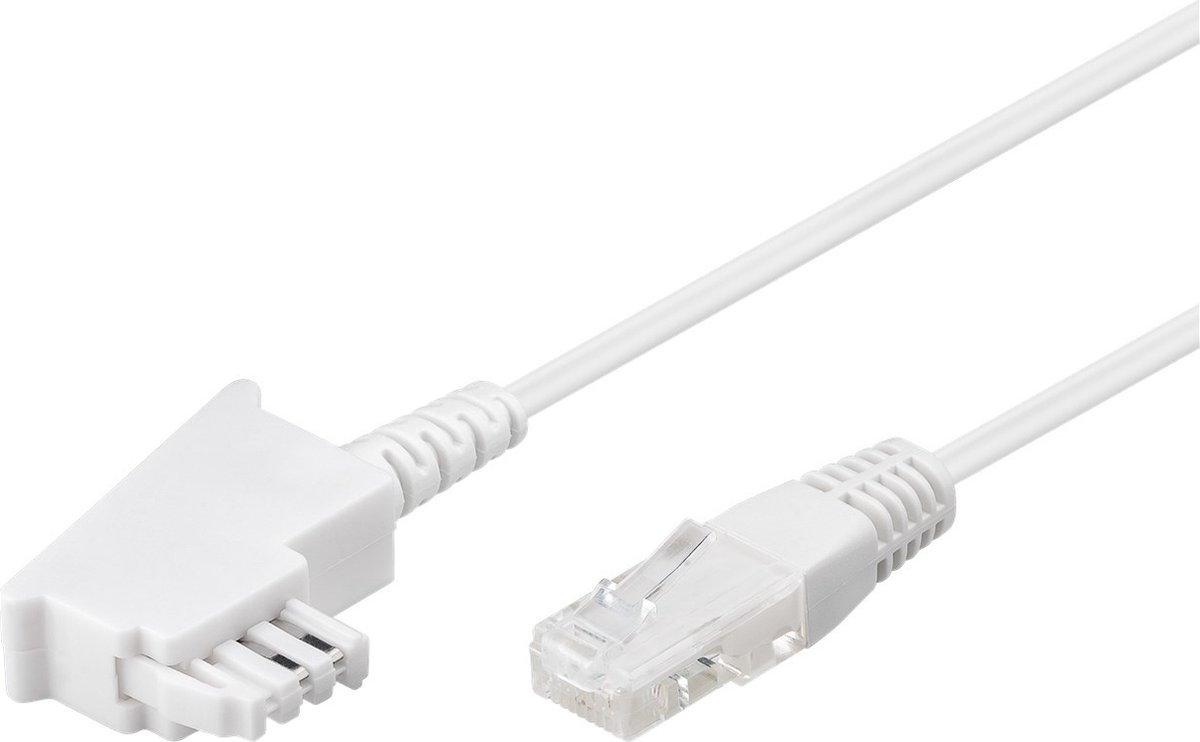 Goobay 60673 telefoonkabel 15 meter Wit