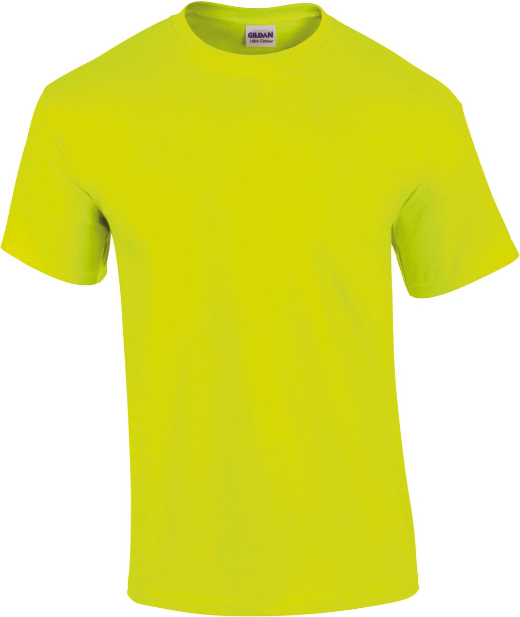 Gildan Ultra Cotton™ Classic Fit Adult T-shirt GI2000 - Safety Yellow - 5XL