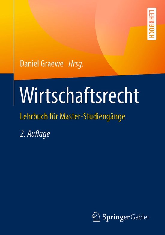 Wirtschaftsrecht - cover