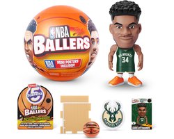 5 Surprise NBA Ballers van ZURU - 1 Surprise bal - Met mini poster