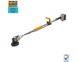 Batavia Accu 18V Reinigingsborstel Twin brush® - Incl. 4.0 Ah Li-ion Accu / 4.5A Snellader - Perfect voor het reinigen van terrassen, bestrating, huizen, campers, zwembaden, boten en meer! - Maxxpack