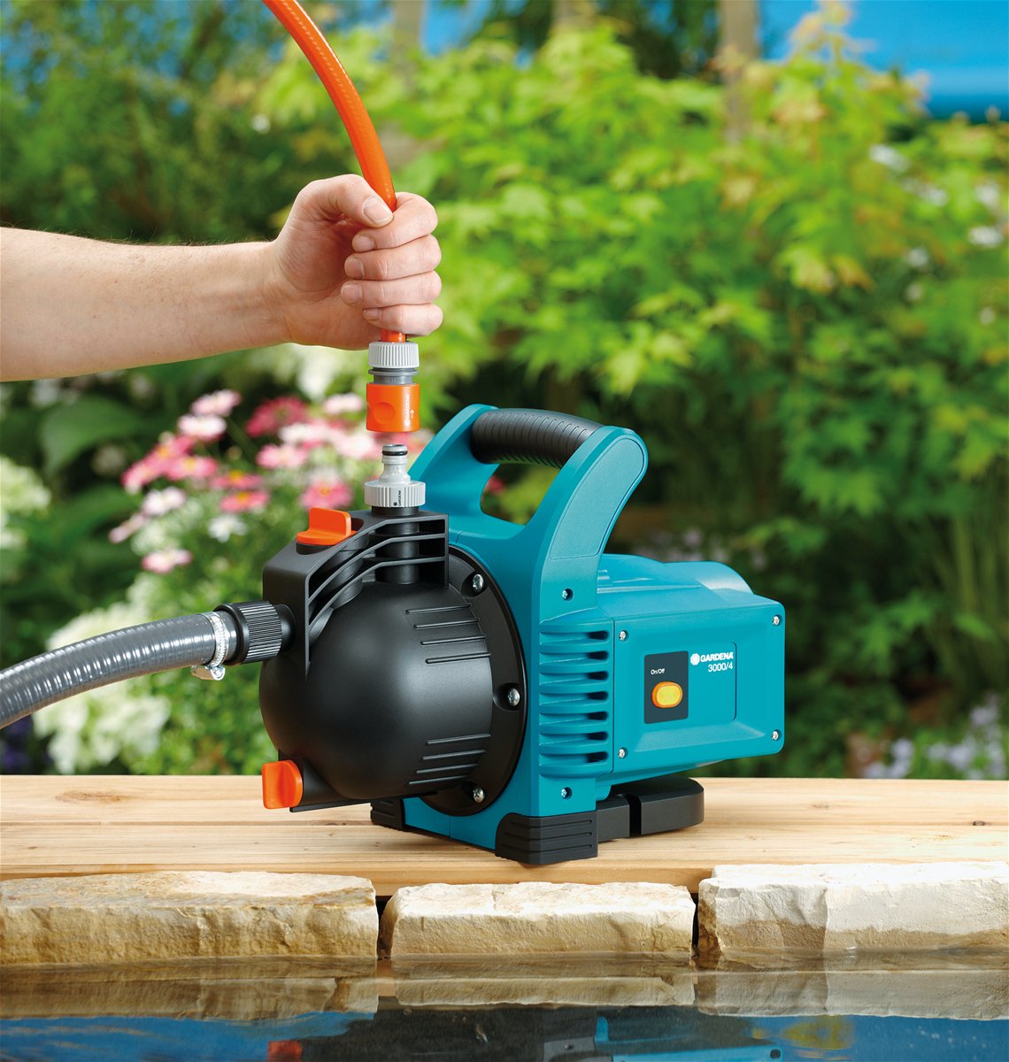 GARDENA Tuinpomp 4100 Silent 1 kunststof, 4.100 l/u kopen