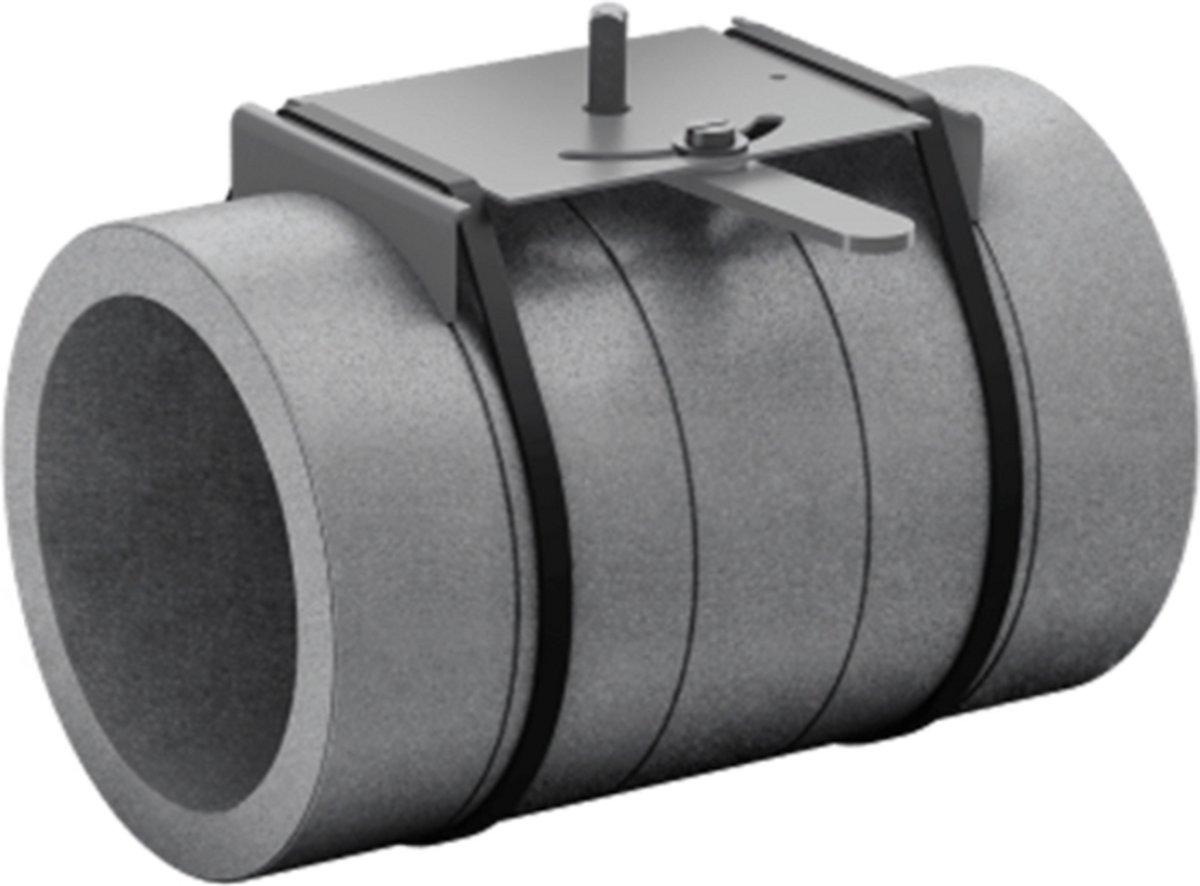 Geïsoleerde regelklep EPS diameter 160mm