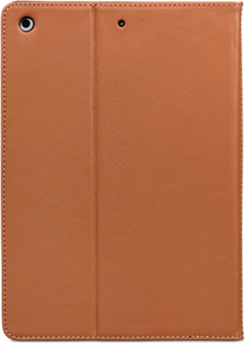 iPad 9.7 2018 (6e gen)/2017 Bookcase hoesje - dbramante1928 - Effen Cognac - Leer