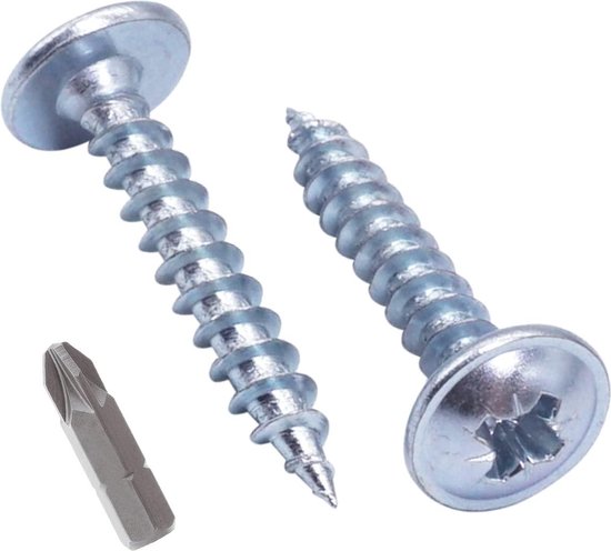 SKIR'CO (10 stuks) DIN 571 verzinkt staal zeshoek kop houtschroeven M8 x 30 mm, bus schroeven, zeskantschroef, vertragingsbouten
