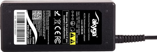 Akyga AK-ND-06 Alimentation & Onduleur Intérieur 65 W Zwart