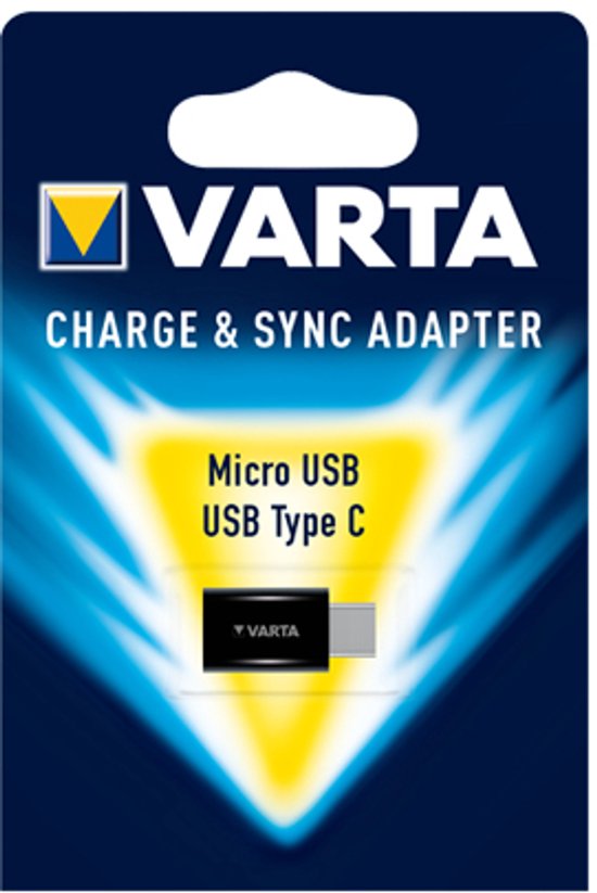 Varta USB 2.0 Adapter [1x USB-C stekker - 1x Micro-USB-bus] Charge ...