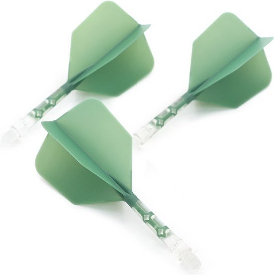 Cuesoul 15 Sets Slim Dart Flights - 45 Piece Value Pack For Soft Tip Darts