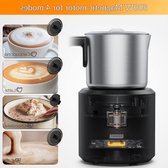 Bol.com Elektrische melkopschuimer 4 functies warme melk warme chocolademelk cappuccino afneembare beker roestvrij staal 500 ml ... aanbieding