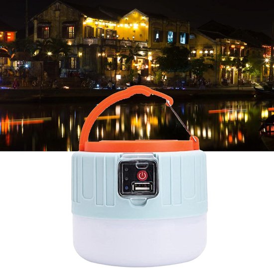 Camping Light met USB Opladen en LED Rond Paneel - Outdoor Solar Light Waterdicht voor Picknick van Camp — afbeelding 5