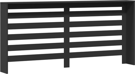 Radiatorombouw 175x20x82 cm bewerkt hout wit