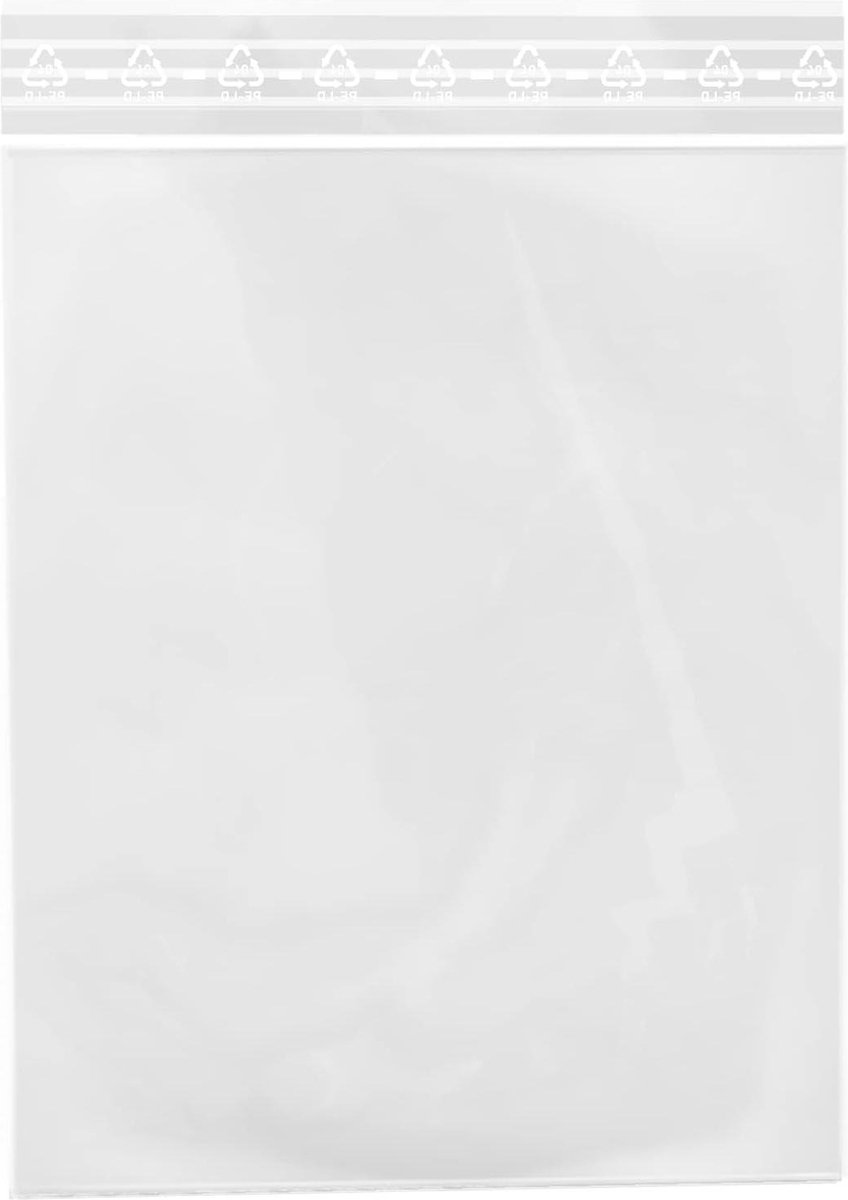 100 x druksluitzakken 80 x 120 mm - ca. 140 ml 90 my (extra sterk) - geschikt voor levensmiddelen - transparant diepvrieszakjes