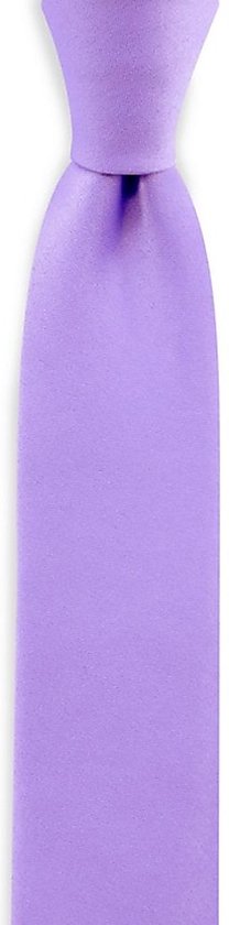 We Love Ties Cravate skinny en satin lilas, satin de polyester