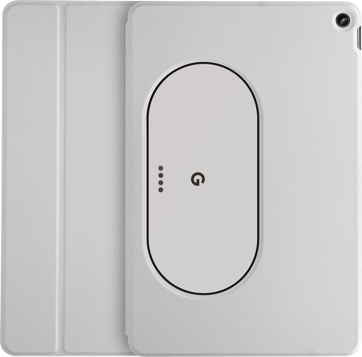 Avizar Housse pour Geschikt voor Google Pixel Tablet Support video et clavier Mise en Veille, Grijs