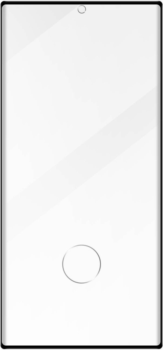 Gehard glas Geschikt voor Samsung S23 Ultra Klevend Afgeschuind Anti-explosie Zwart