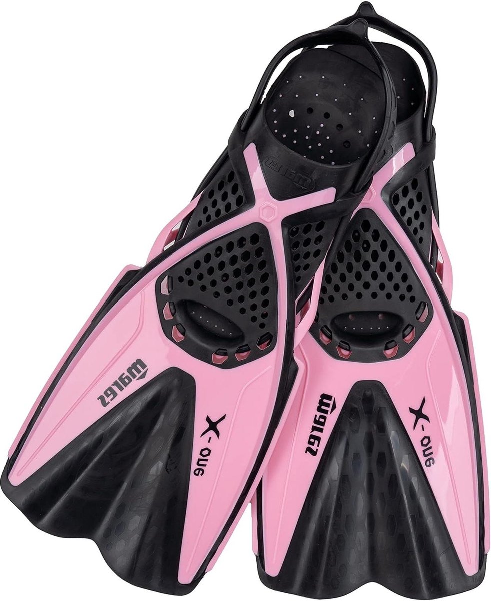 Snorkelvinnen voor kinderen roze XS Aquazone X-One Jr.