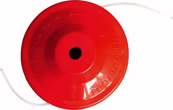 Nemaxx draadspoel met automatisch indrukken dubbele draadkop draadkop maaikop nylon snoerrol grasmaaier toebehoren reservespoel voor benzine bosmaaier 1 Stuk rood van Nemaxx — afbeelding 3