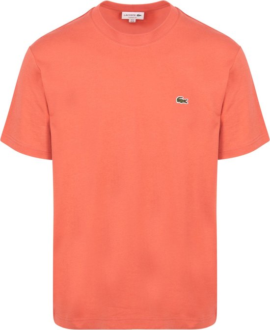 Lacoste - T-Shirt Oranje - Heren - Maat XL - Regular-fit