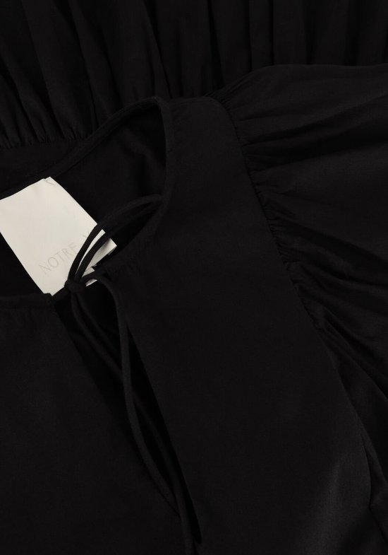 Notre-V Nv-dente Midi Dress Jurken Dames - Kleedje - Rok - Jurk - Zwart - Maat S