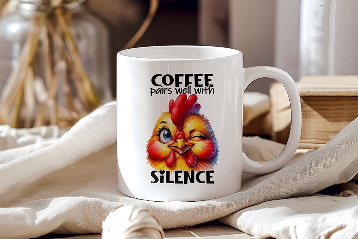Mok – "Coffee Pairs Well" – Voor de Koffiegenieters
