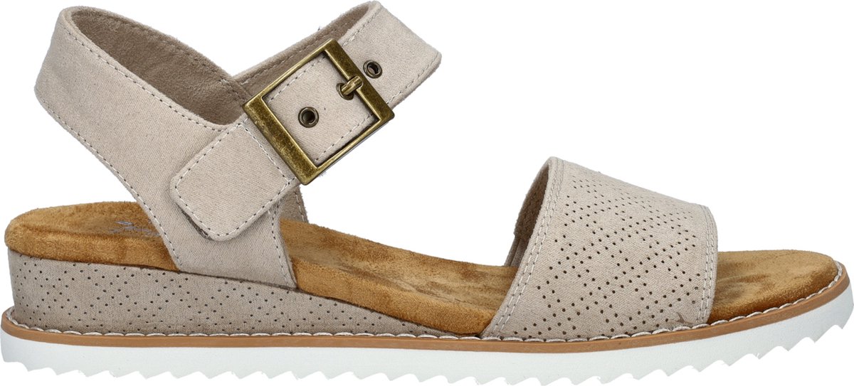 Bobs by Skechers Dessert Kiss dames sandaal - Taupe - Maat 36