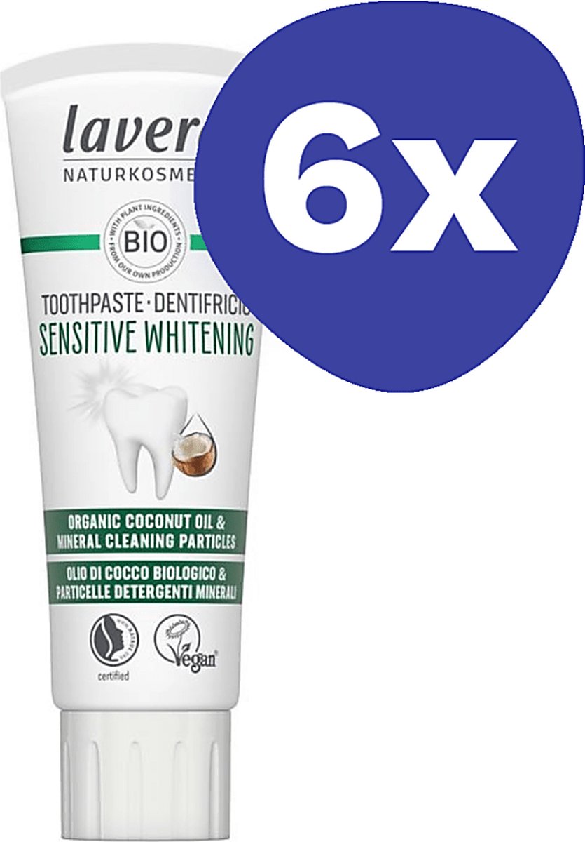 Goedkoopste Lavera Whitening Tandpasta (6x 75ml