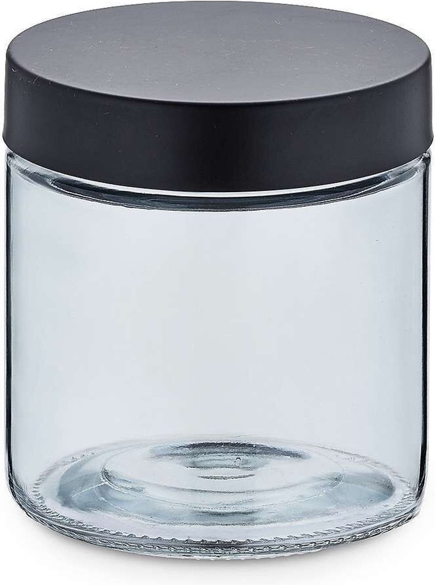 Voorraadpot, 2.1 L, Glas/RVS, Donker Grijs - Kela | Bera