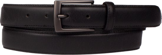 Presly & Sun Heren - Leren riem - Zwart - 105 cm