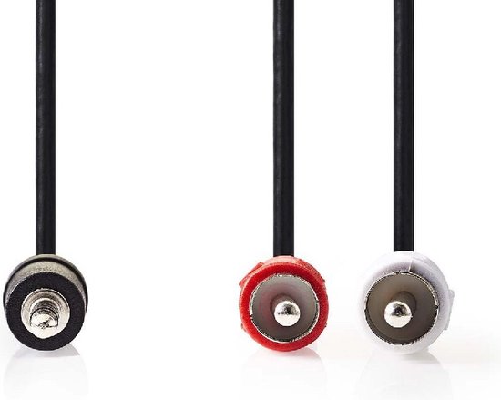 Goobay AUX Audio Kabel 0,5 M – 3,5 Mm Jack, 90° Hoek, Stoffen Mantel, Verguld, Geschikt Voor Telefoon, Hoofdtelefoon En Console