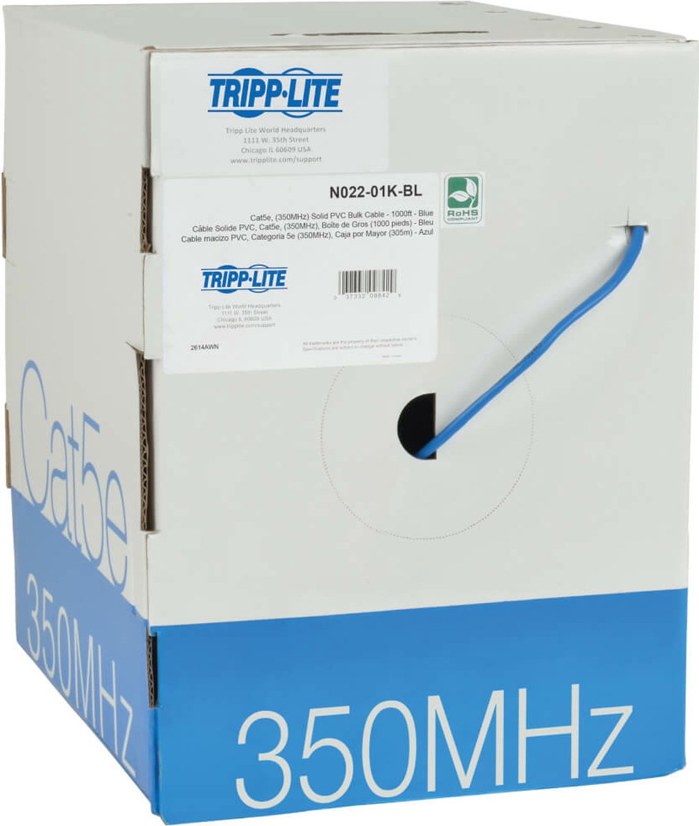Tripp Lite Cat5e, 1000 ft 304.80m Cat5 Grijs
