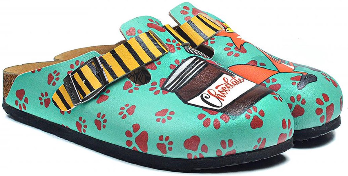 GOBY Clogs met Chocolate Ontwerp Handgemaakt Hoge Kwaliteit