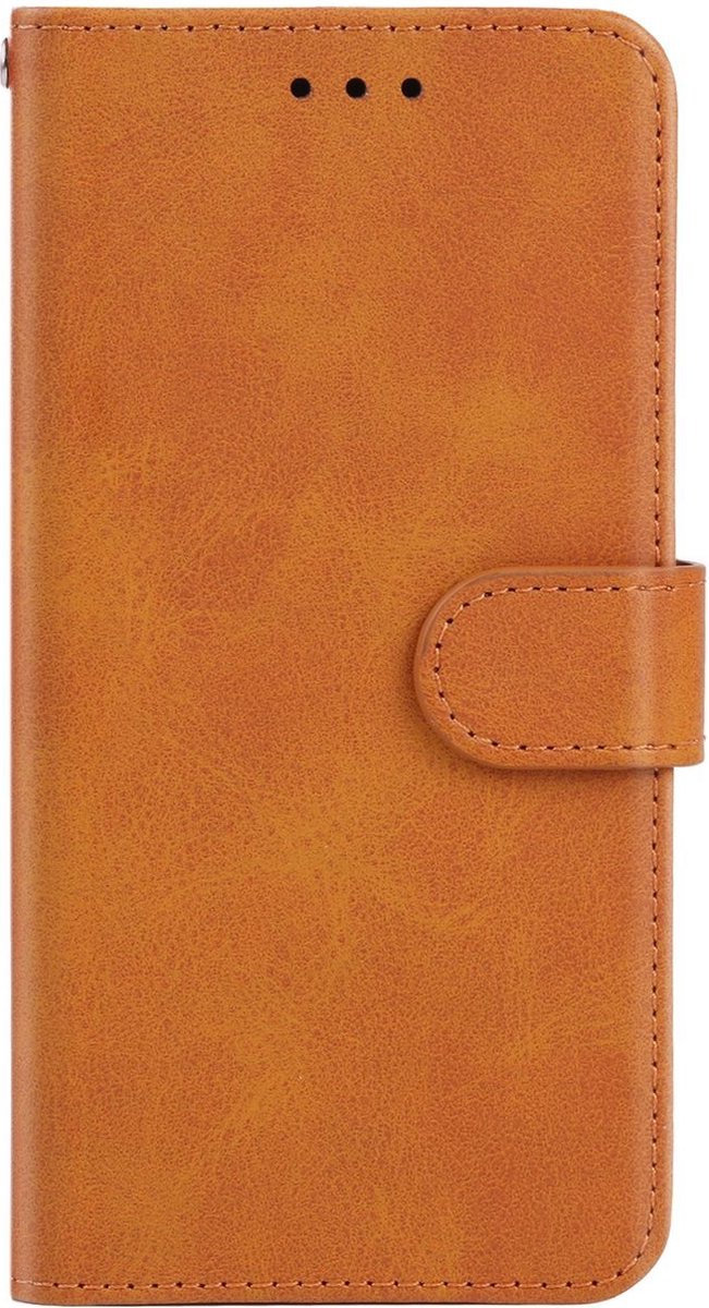 Mobigear Telefoonhoesje geschikt voor POCO C40 Hoesje | Mobigear Wallet Bookcase Portemonnee | Pasjeshouder voor 3 Pasjes | Telefoonhoesje voor Pinpas / OV Kaart / Rijbewijs - Bruin