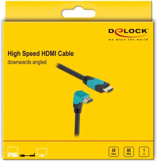 NFHK Micro HDMI 2.1 Ultra Dunne HDTV Kabel 8K 4K Hyper Super Flexibele