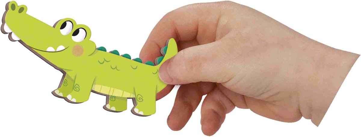 Janod - Magneti Stories - Afrikaanse dieren – Educatieve magneetset — afbeelding 2