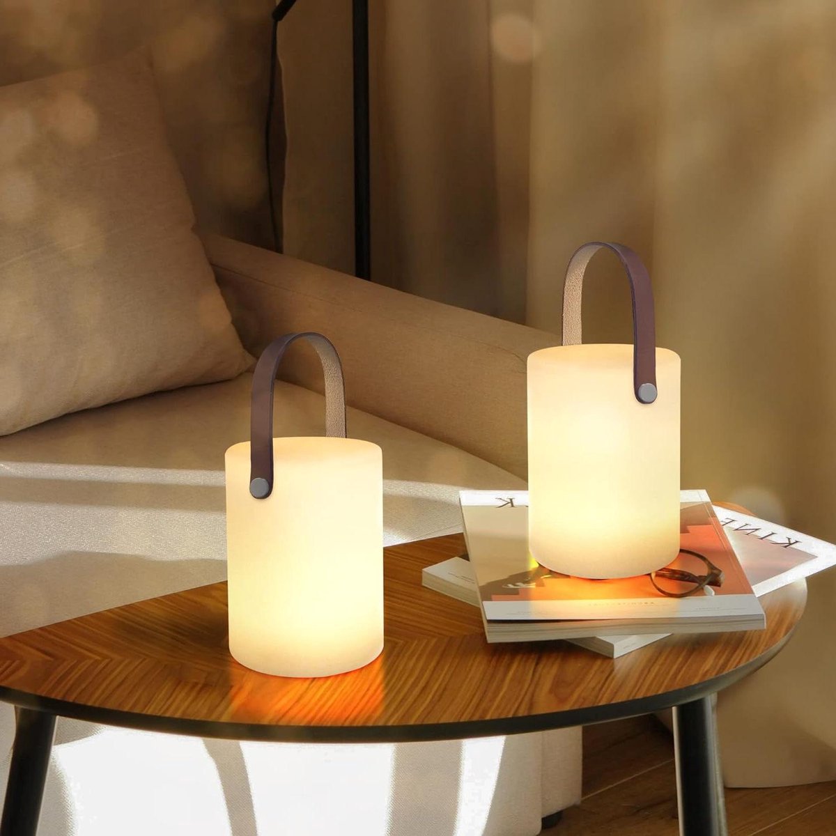 Tafellamp met afstandsbediening - warmwit - 8 kleuren - dimbaar - waterdicht - paasdecoratie