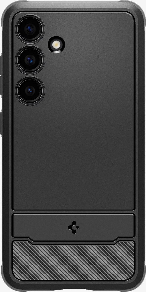 Spigen - Samsung Galaxy S24+ hoesje - Rugged Armor - Zwart