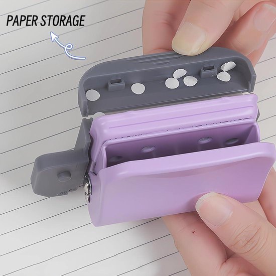 Perforatrice Réglable Perforatrice 6 Trous Métal Réglable - Format A5 A6 A7 - Diamètre 5mm - Pour Classeurs Anneaux Perforatrice Classeur