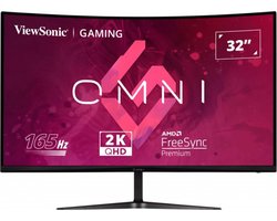 Viewsonic VX Series VX3218C-2K computer monitor 81,3 cm (32") 2560 x 1440 Pixels Quad HD LED Zwart