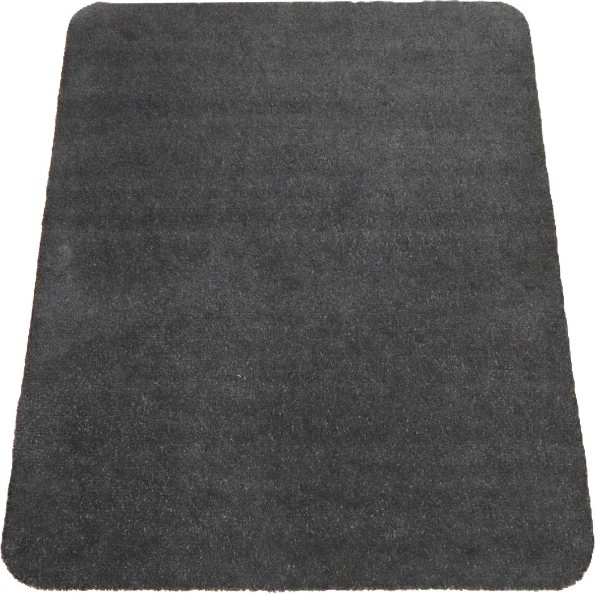 PRIMA - Schoonloopmat - Deurmat - Droogloopmat - zwart - antraciet - 70x90cm - uitwasbaar - antislip
