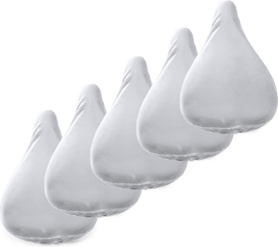 Zadelhoes fiets wit – 5 stuks – waterdicht