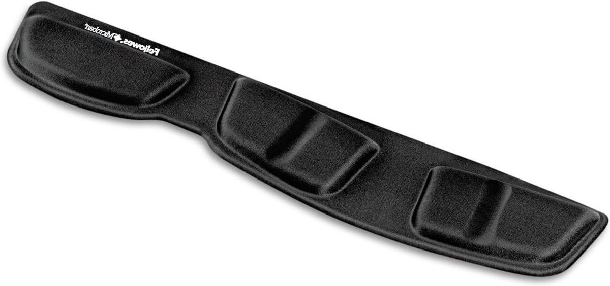 Polssteun stof zwart - ergonomisch toetsenbordcomfort