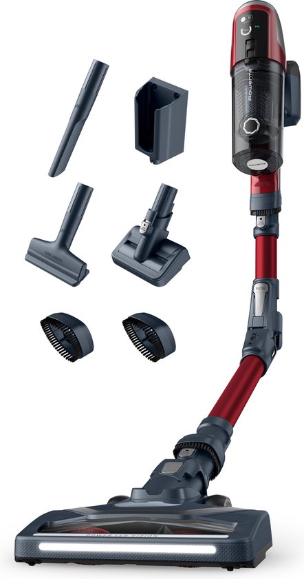 Rowenta RH6471, steelstofzuiger, zwart/rood